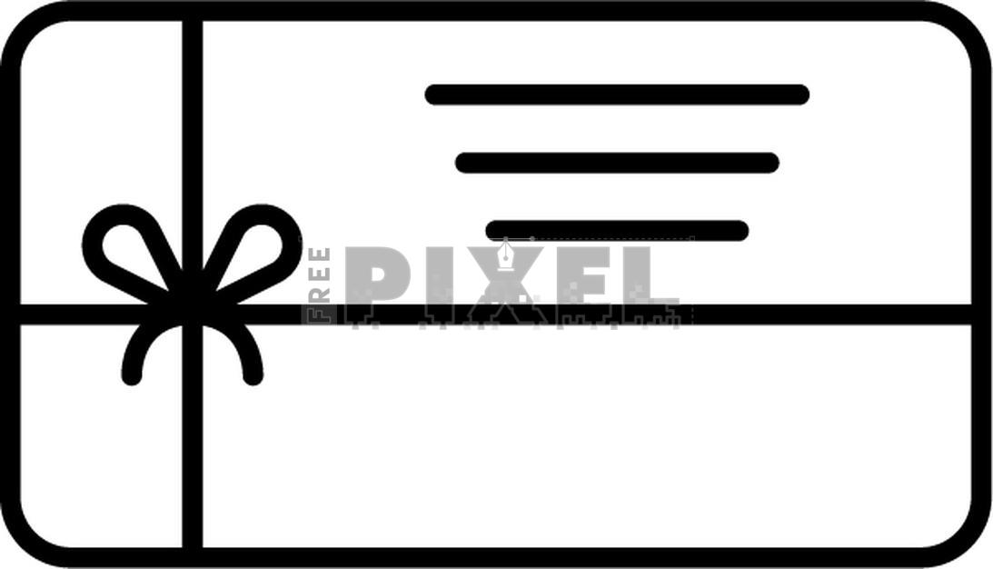 Gift Card Icon Vector