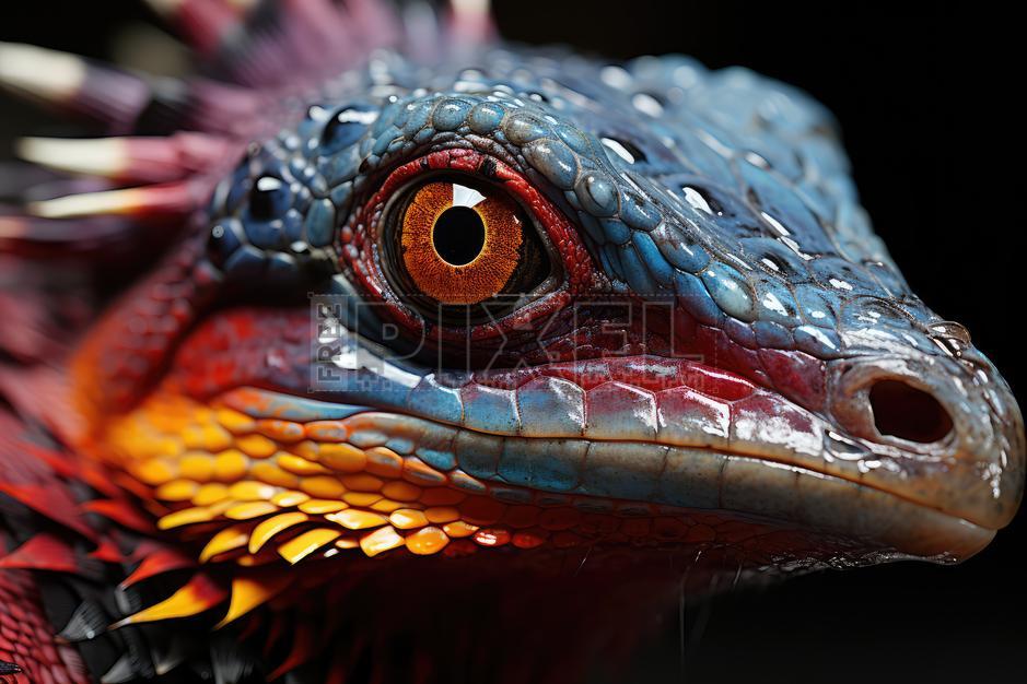 Lizard Eye Close Up