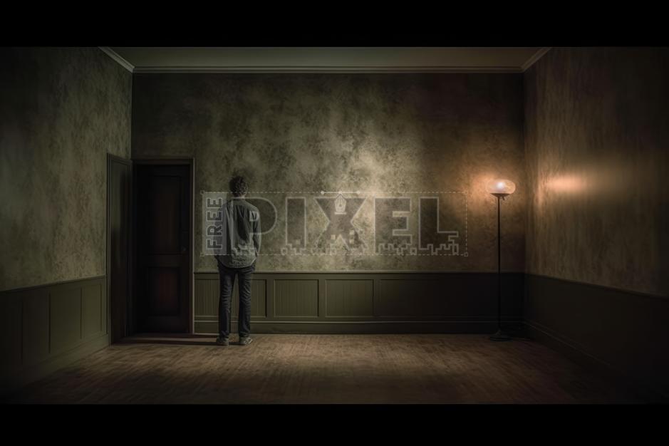 Lonely Man In Room