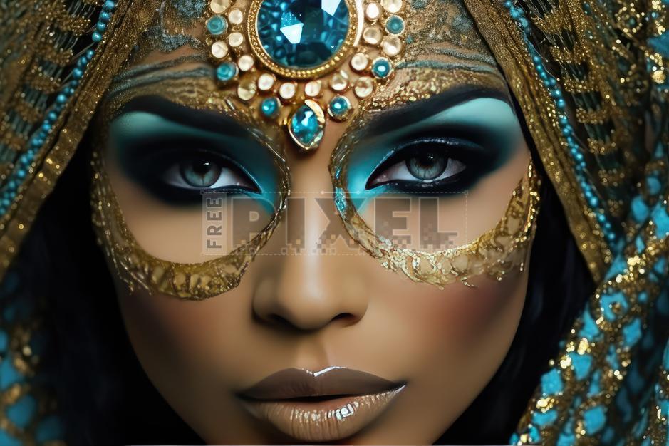 Egyptian Goddess Eye Makeup