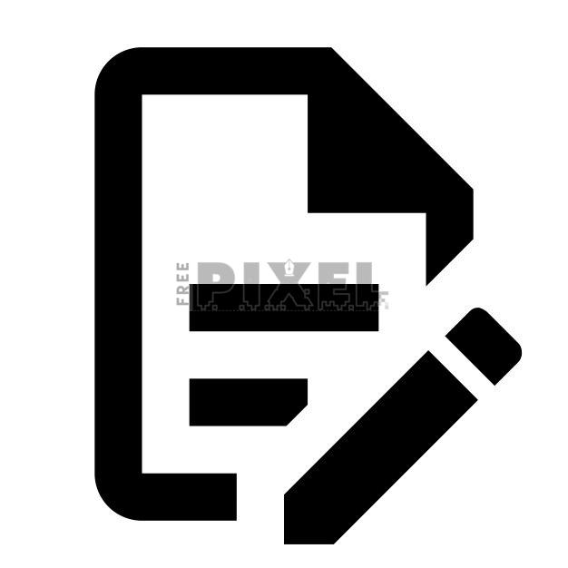 Edit File Icon Svg