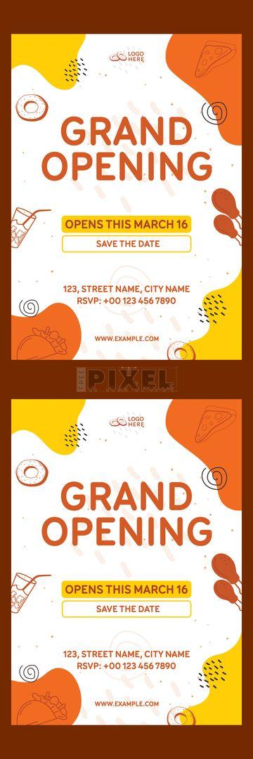Free Templates - Editable PSD Template | Grand Opening Event Invitation ...