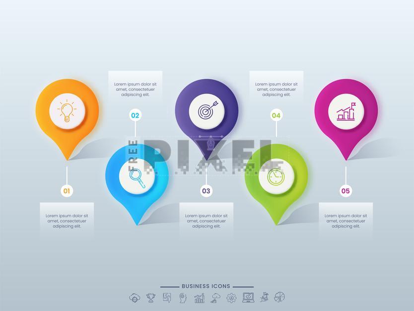 Infographic Timeline Free Vector