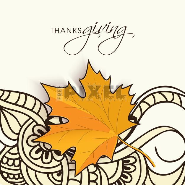 Maple Leaf Floral Design