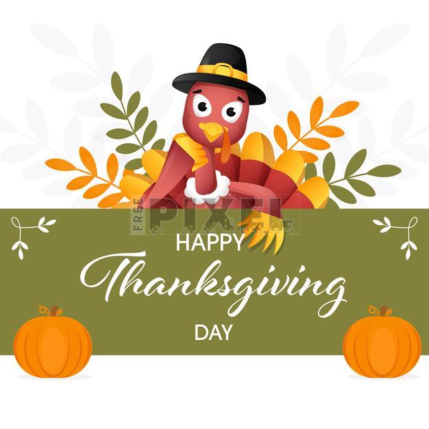 Happy Thanksgiving Cartoon
