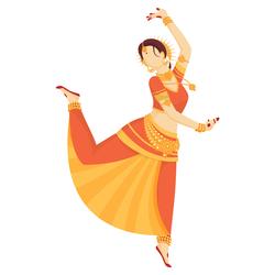 Similar Images Like Character Of Indian Woman Dancing In Kathak Dance ...