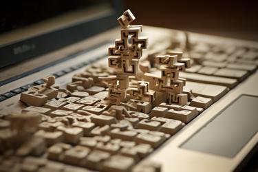 Similar Images Like A Unique 3D Printed Wooden Keyboard With Raised ...