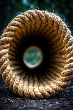 Similar Images Like A Rope Wrapped Around A Pole, With The Rope's ...