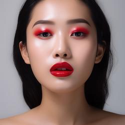 red dress makeup asian Ningning Makeup Tutorial Red Dress